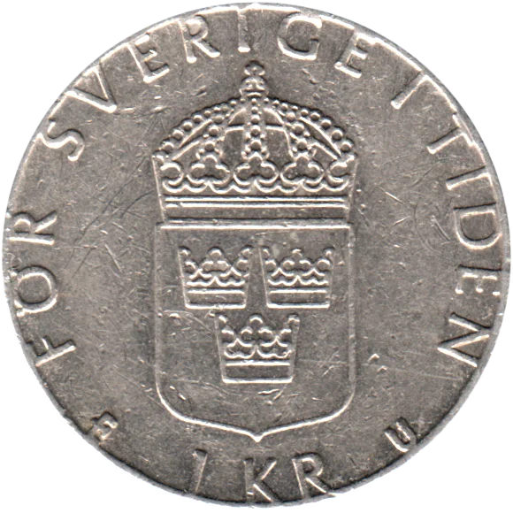 1 Krona, 1980 Reverse