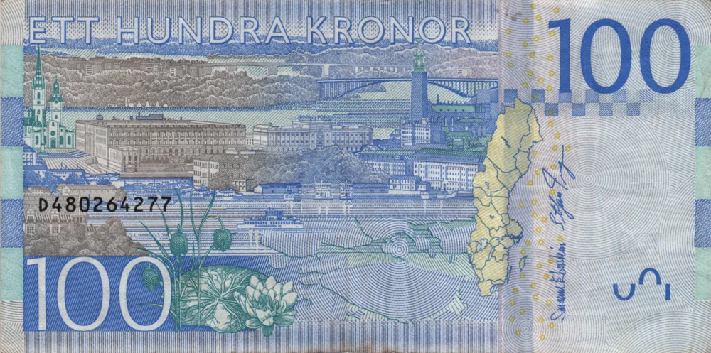 100 Kronor, 2015 Reverse