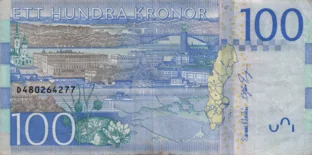 Preview 100 Kronor, 2015 reverse