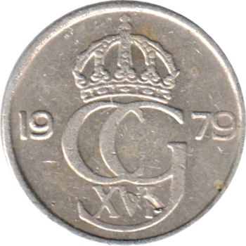 10 öre, 1979 Obverse