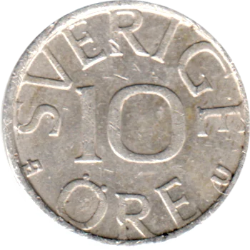 10 öre, 1979 Reverse