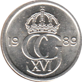 Preview 10 öre, 1989 obverse