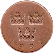 Preview 50 öre, 1992 obverse