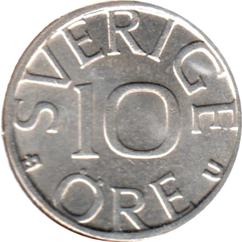 10 öre, 1982 Reverse