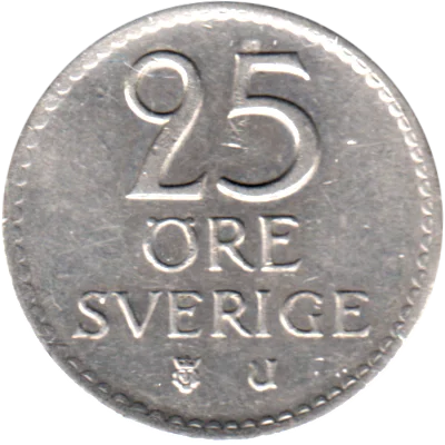 25 öre, 1966 Reverse