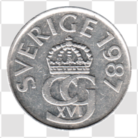 Preview 5 Kronor, 1987 obverse