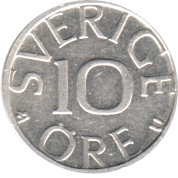 10 öre, 1983 Reverse