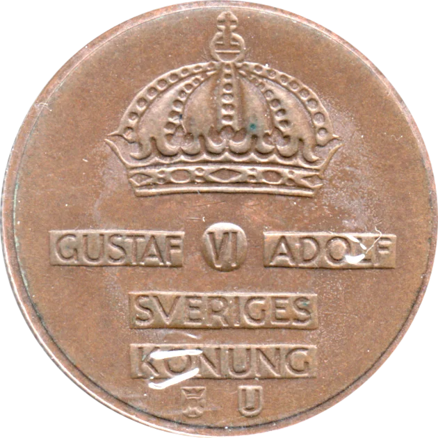 5 öre, 1963 Obverse