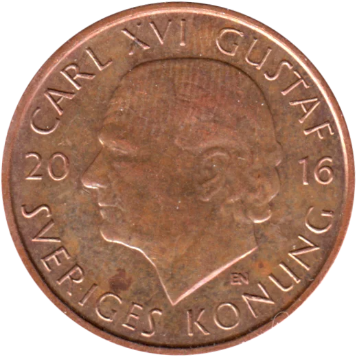 2 Kronor, 2016 Obverse