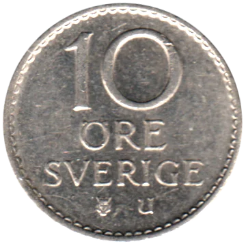 Preview 10 öre, 1969 reverse