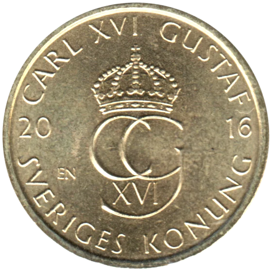 5 Kronor, 2016 Obverse