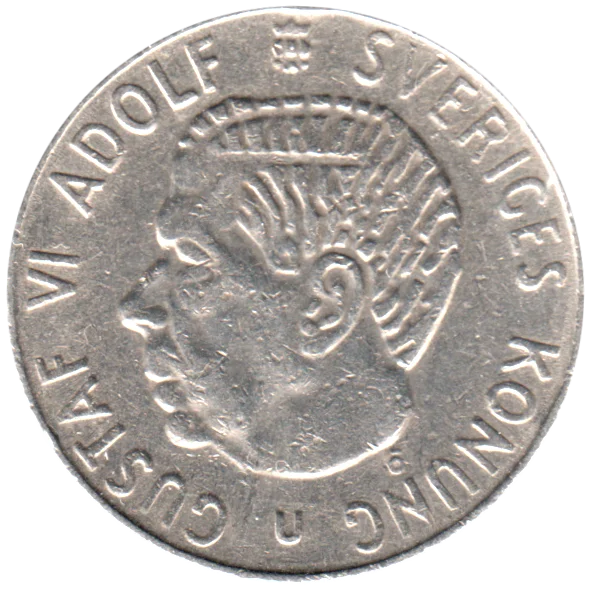 1 Krona, 1968 Obverse
