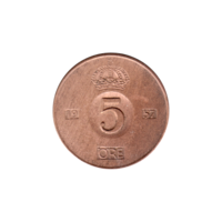 Preview 5 öre, 1957 reverse