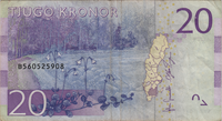 Preview 20 Kronor, 2015 reverse