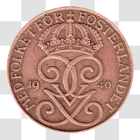 Preview 5 öre, 1940 obverse