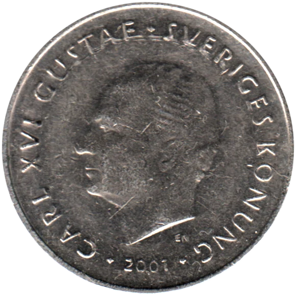 1 Krona, 2001 Obverse