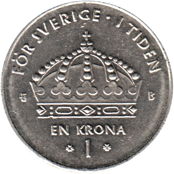 1 Krona, 2001 Reverse