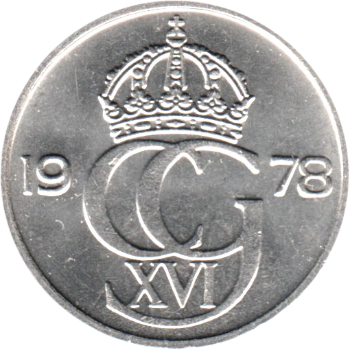 50 öre, 1978 Obverse