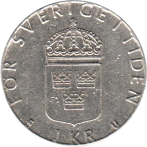 Preview 1 Krona, 1978 reverse
