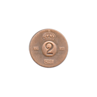 Preview 2 öre, 1954 reverse