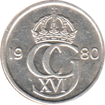 Preview 10 öre, 1980 obverse
