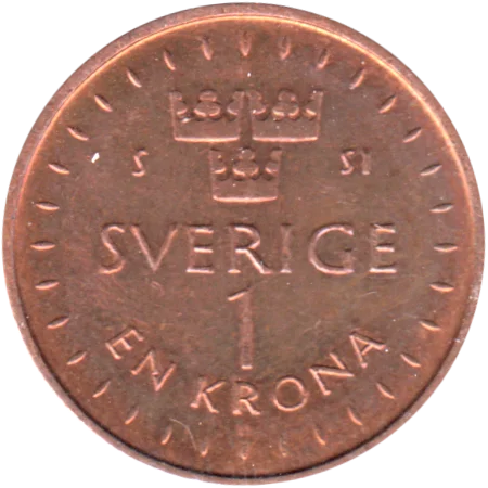 1 Krona, 2016 Reverse