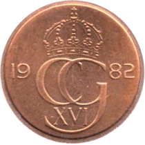 Preview 5 öre, 1982 obverse