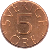 Preview 5 öre, 1982 reverse