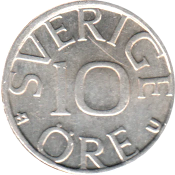 Preview 10 öre, 1984 reverse