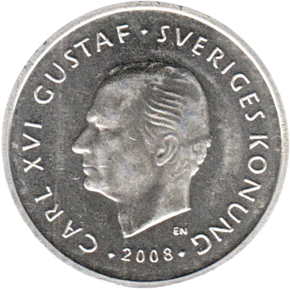 Preview 1 Krona, 2008 obverse