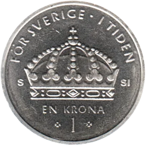 Preview 1 Krona, 2008 reverse