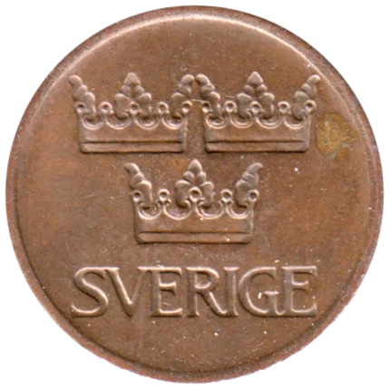 5 öre, 1972 Obverse