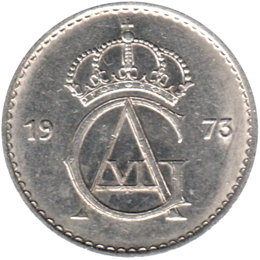 50 öre, 1973 Obverse