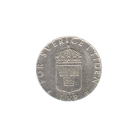 Preview 1 Krona, 1977 reverse