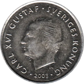 Preview 1 Krona, 2003 obverse