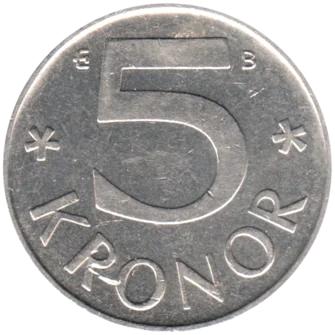 Preview 5 Kronor, 2000 reverse