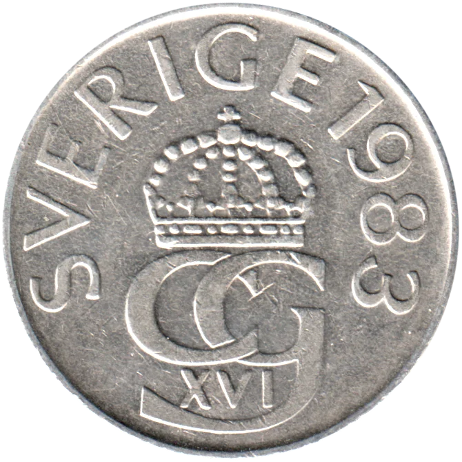 5 Kronor, 1983 Obverse