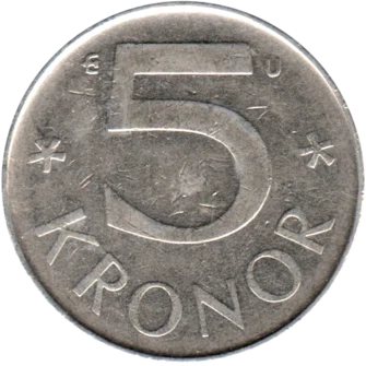 Preview 5 Kronor, 1983 reverse