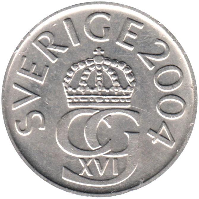 5 Kronor, 2004 Obverse