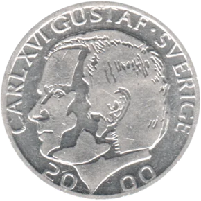 Preview 1 Krona, 2000 obverse