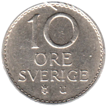 Preview 10 öre, 1968 reverse
