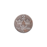 Preview 2 öre, 1950 reverse