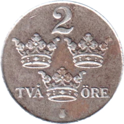 Preview 2 öre, 1950 reverse