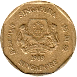 Preview 1 Dollar, 1989 obverse