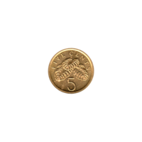 Preview 5 cents, 1989 reverse