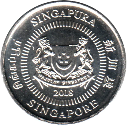 10 cents, 2018 Obverse