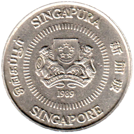 10 cents, 1989 Obverse