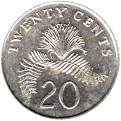 Preview 20 cents, 1997 reverse