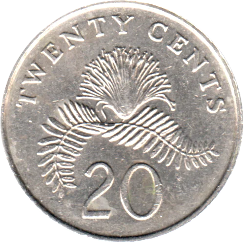 20 cents, 1993 Reverse