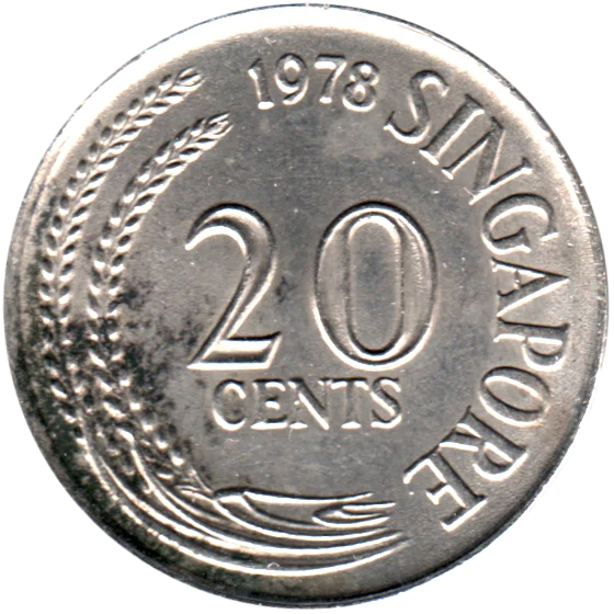 20 cents, 1978 Reverse